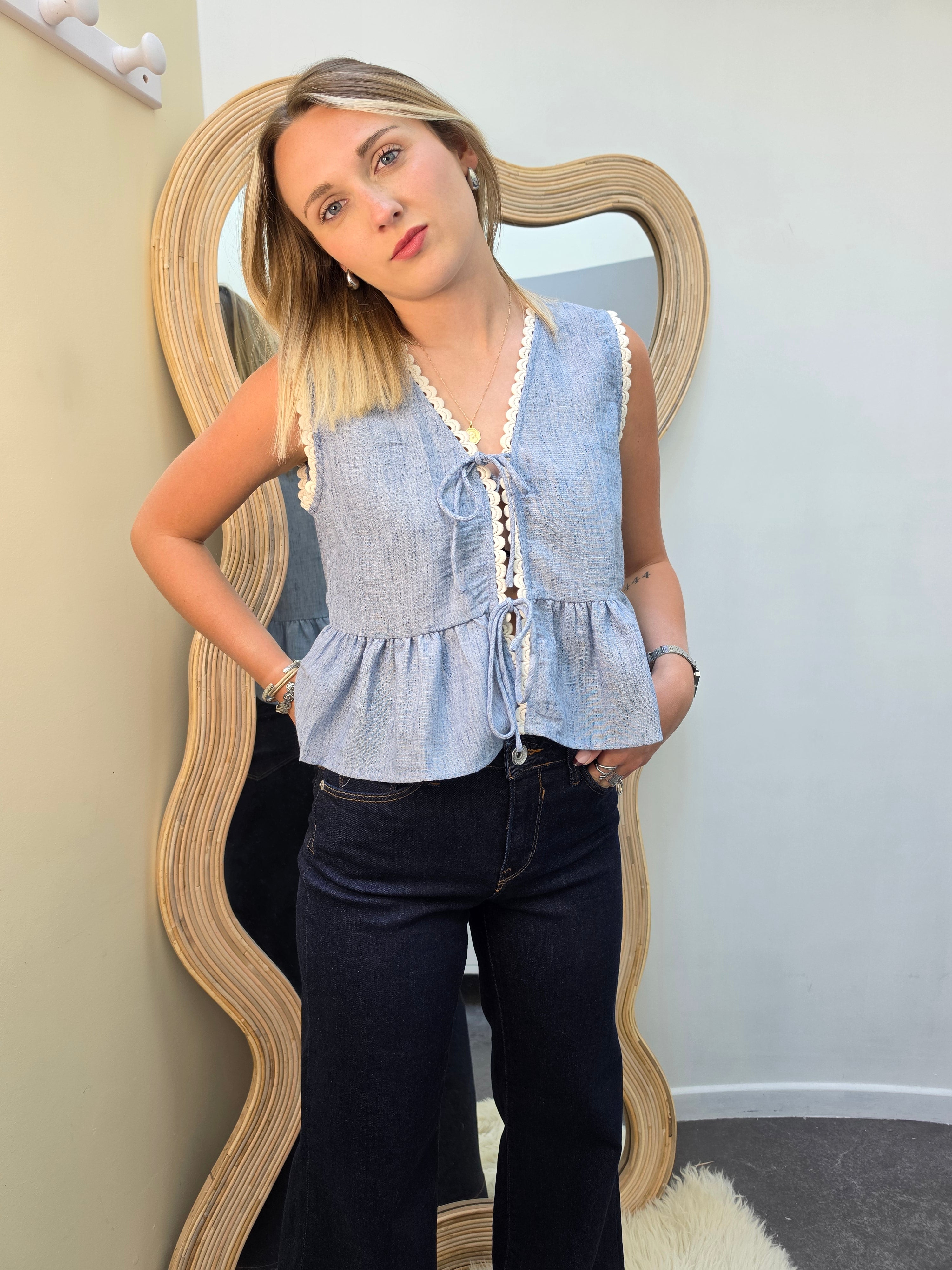 Top MELINE Bleu
