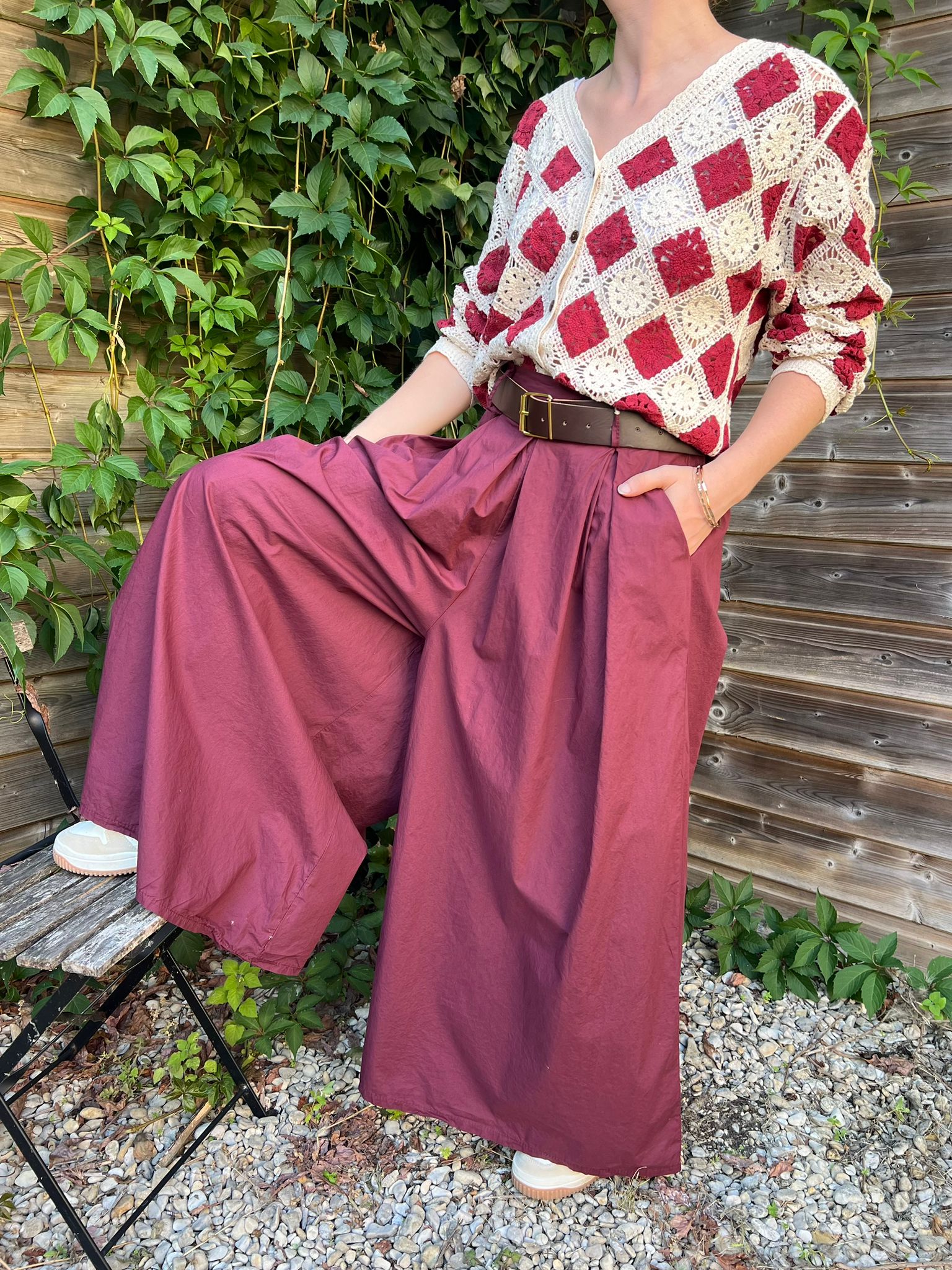 🔴 Gilet crochet ALMA