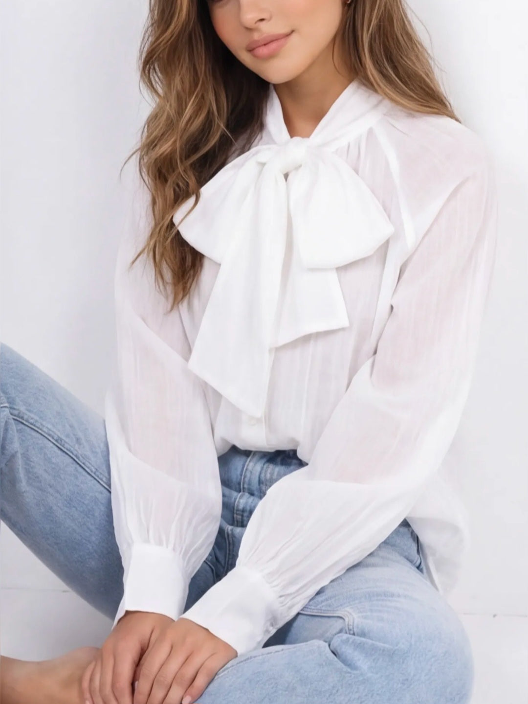 Chemise LENA Blanc ou Orange